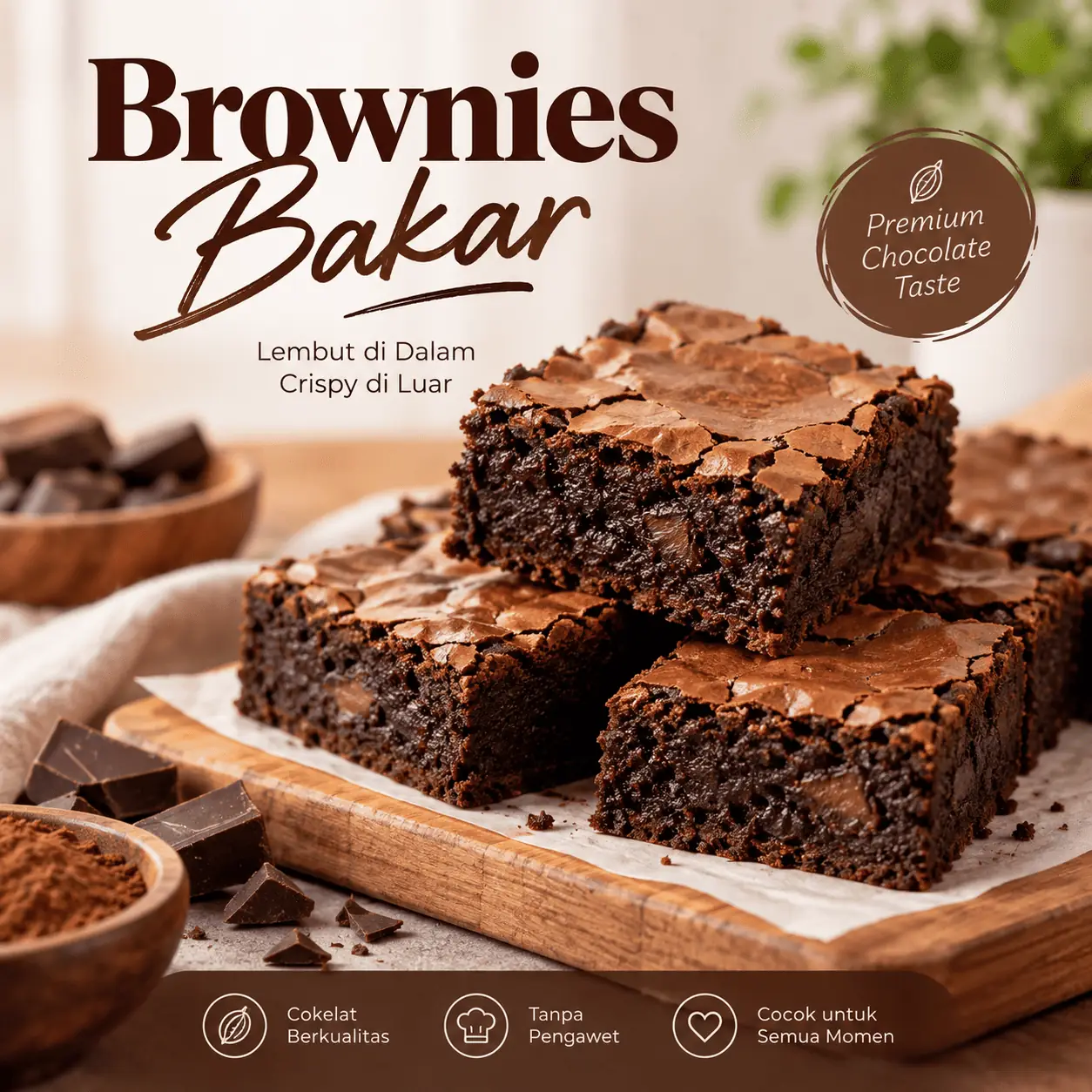 Brownies Bakar - Kue Rachma