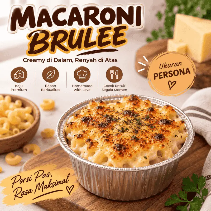 Macaroni Brulee (personal) - Foto produk Kue Rachma
